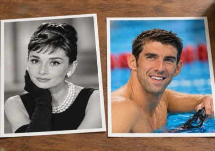 michael phelps and audrey hepburn